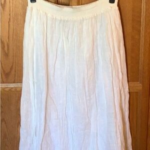 INC International Concepts Cream Maxi Skirt